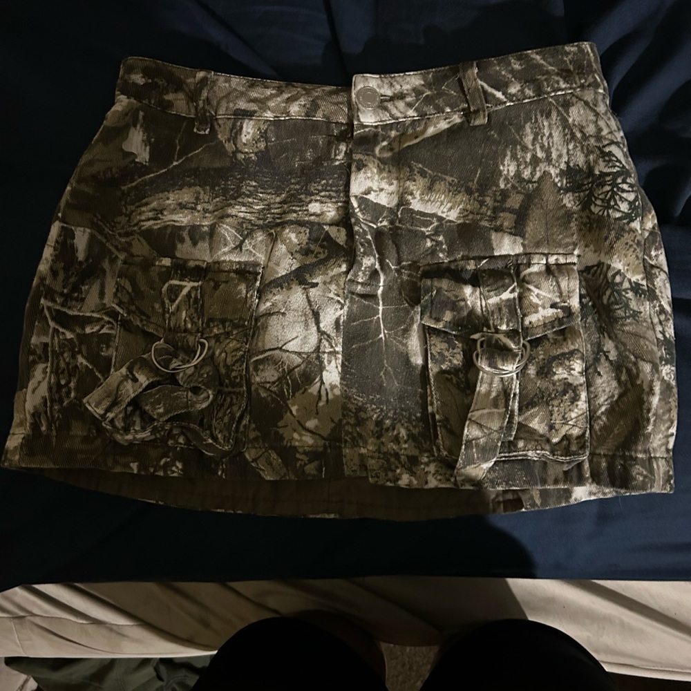 Camouflage Mini Skirt